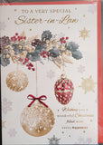 Sister In Law Christmas - Traditional Bauble