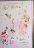 50 Birthday Female - Lilac Drink