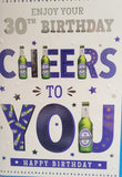 30 Birthday Male - Blue Beer