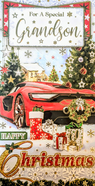 Grandson Christmas - Slim Red Sports Car