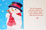 Grandson Christmas - Snowman & Robin