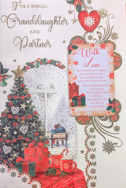 Granddaughter & Partner Christmas - Traditional Keepsake