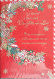 Son & Daughter In Law Christmas - Large Red and Verse