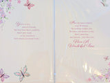 Friend Birthday - Butterfly & Flowers  Words