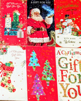 4 Mixed Christmas Money Wallets - Traditional