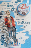 Son 21 Birthday - Badged