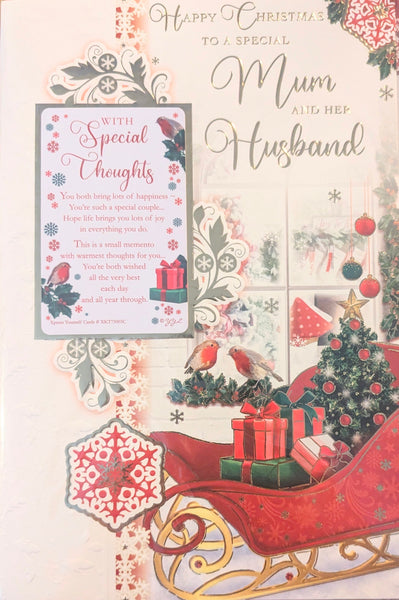 Mum & Husband Christmas - Traditional Keepsake