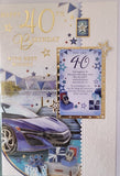 40 Birthday Male - With Keepsake