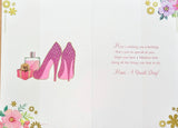 16 Girl Birthday - Purple Heels