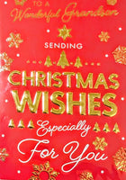 Grandson Christmas - Traditional Red Wishes