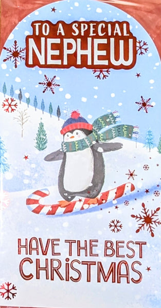 Nephew Christmas - Slim Cute Penguin
