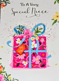 Niece Birthday - Traditional Pink Gift Box
