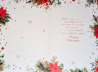 Friend Christmas - Cute Bear In Gift Box Words