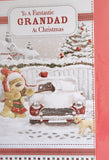 Grandad Christmas - Cute Bear and Car