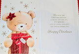 Mum Christmas - Cute Bear With Gift Box