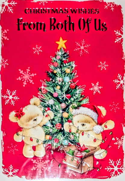 From Both Of Us Christmas - Cute Red Tree