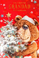 Grandad Christmas - Cute Bear With Tree