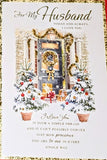 Husband Christmas - Traditional Black Door Words