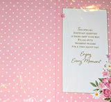 60 Birthday Female - Slim Champagne & Flowers