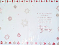 Grandson Christmas - Traditional Red Wishes