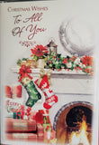 To All Of You Christmas - Traditional  Fireplace right