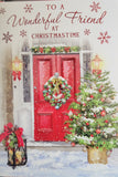 Friend Christmas - Red Door and Tree