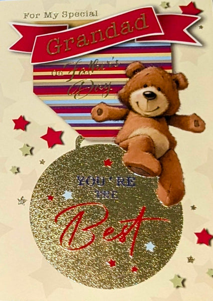 Father's Day Grandad - Cute Medal