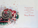 Grandson Christmas - Traditional Train & Santa