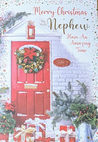 Nephew Christmas - Traditional Red Door