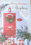 Nephew Christmas - Traditional Red Door
