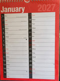 2027Calendar Large Lines