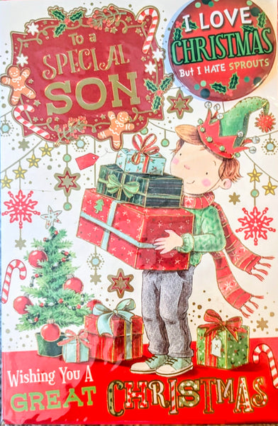 Son Christmas - Badged