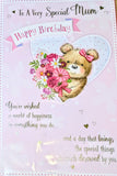 Mum Birthday - Large 8 page Cute Heart