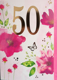 50 Birthday Female - Flowers
