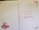 Open Female Birthday - Traditional balloons and boxes