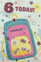 6 Girl Birthday - Backpack