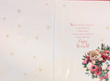 Great Granddaughter Christmas - Cute Bear In Bouquet