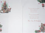 Granddaughter Christmas - Cute Bears & Tree