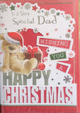 Dad Christmas - Cute Bear With box
