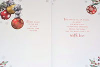 Mum & Dad Christmas - Large Cute Bears & Baubles