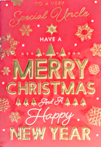 Uncle Christmas - Traditional Red Merry