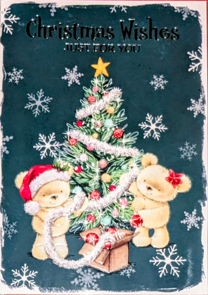 Open Christmas - Cute Tree Green