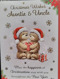 Auntie & Uncle Christmas  - Cute 2 bears