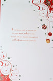 Son & Daughter In Law Christmas - Large 8 Page Traditional Wreath