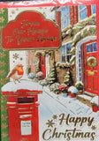 From Our House To Yours Christmas - Traditional Postbox (left)