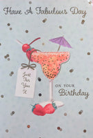Open Female Birthday - Cocktails Green