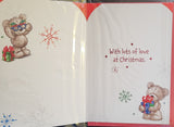 Brother Christmas - Cute Bear Blue Glasses