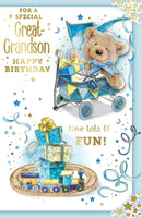 Great Grandson Birthday - Large Cute Gifts & Train