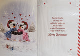 Mum & Dad Christmas - Large Cute penguins