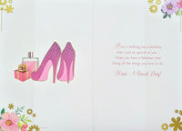 17 Girl Birthday - Purple Heels